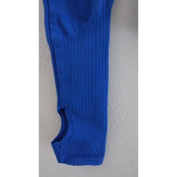 FP Movement 58586025 Women's Sz M/L Blue Good Karma High Neck L/S Layer Top $88 - Picture 3 of 9